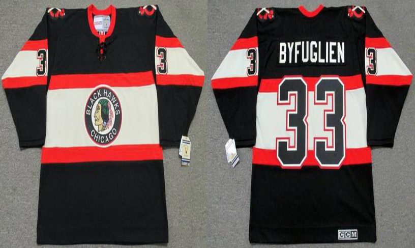 2019 Men Chicago Blackhawks 33 Byfuglien black CCM NHL jerseys
